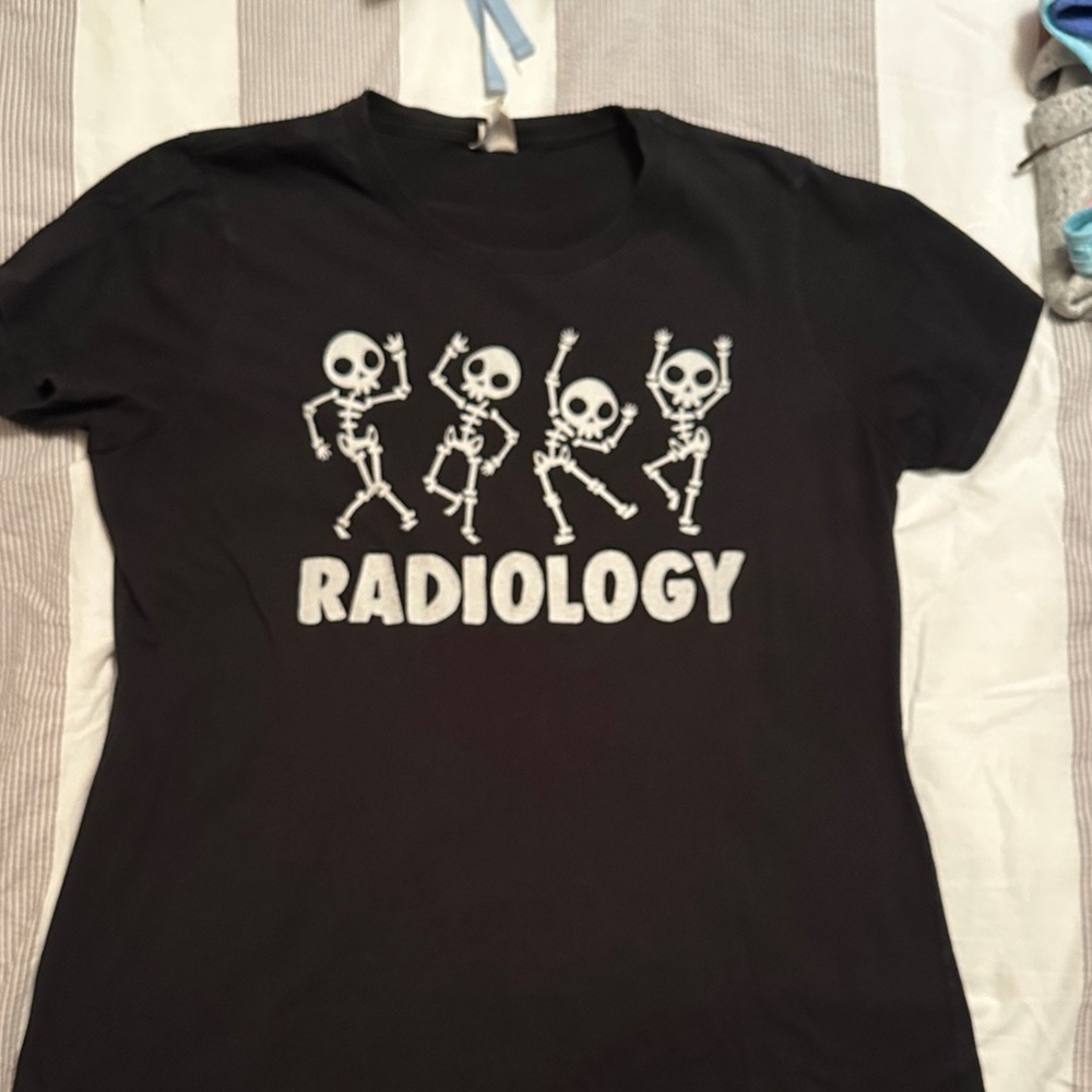 Port and Company Black Radiology Tee